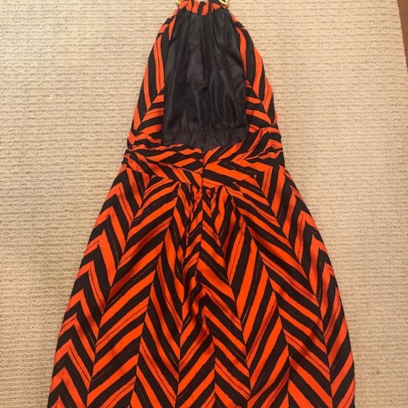 Milly Silk Chain Halter Dress - Picture 5 of 7